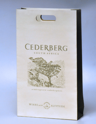 Cederberg 3 wine bottle gift bag
